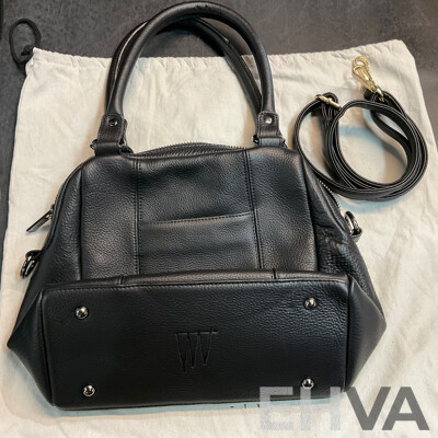 STATUS ANXIETY Leather Crossbody Bag & BASQUE Black Shoulder Bag & CEllINI Crossbody Bag - Lot of 4