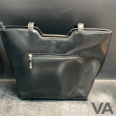 STATUS ANXIETY Leather Crossbody Bag & BASQUE Black Shoulder Bag & CEllINI Crossbody Bag - Lot of 4