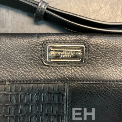 STATUS ANXIETY Leather Crossbody Bag & BASQUE Black Shoulder Bag & CEllINI Crossbody Bag - Lot of 4