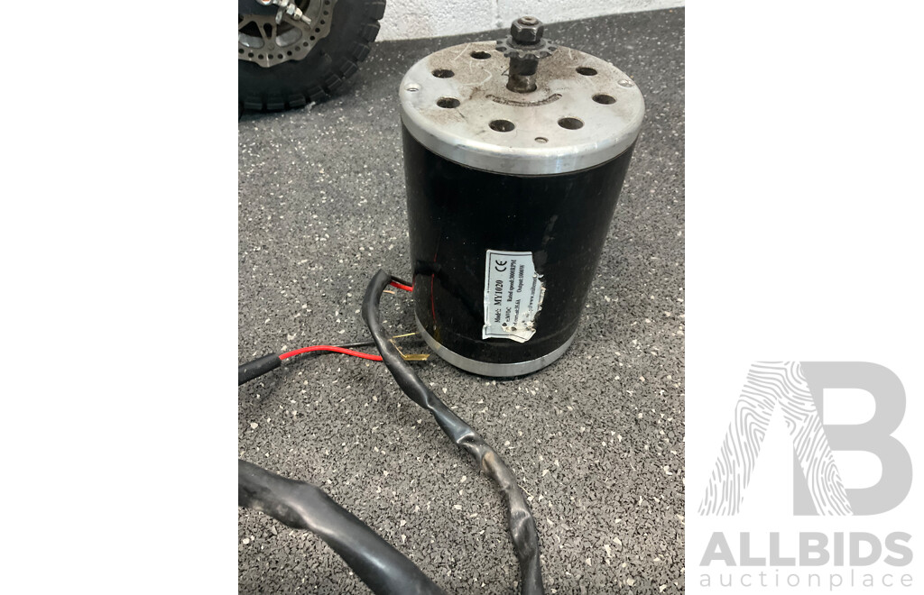 Electric Scooter and Spare Part Including Wheels, Batteries and More
