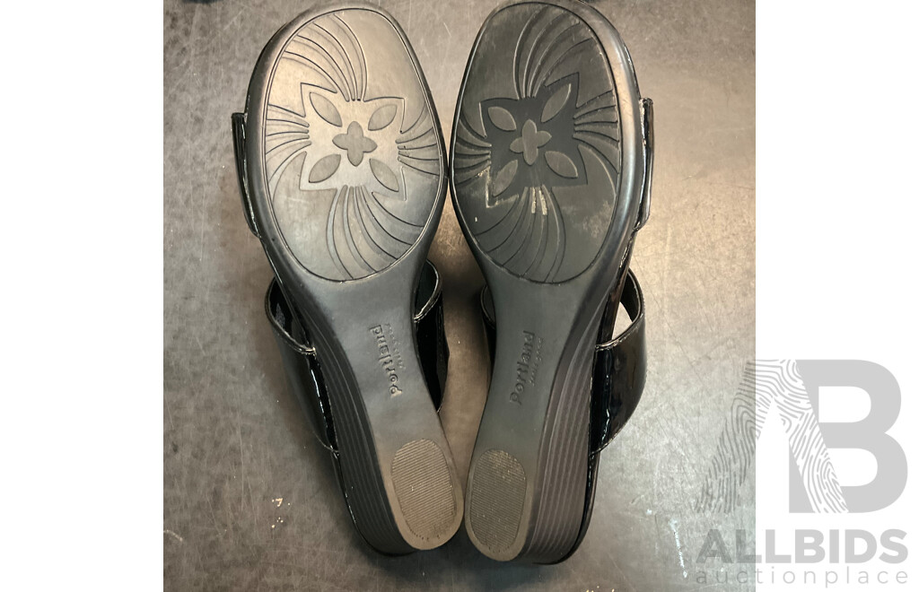 Assorted Women's Open Toe Shoes Included Supersoft, Portland and More - Size 38/39/8 - Lot of 5