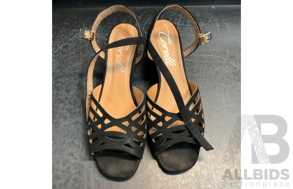 Assorted Women's Open Toe Shoes & Loafers Included , Portland and More - Size 38/39/9/8c/6 - Lot of 5