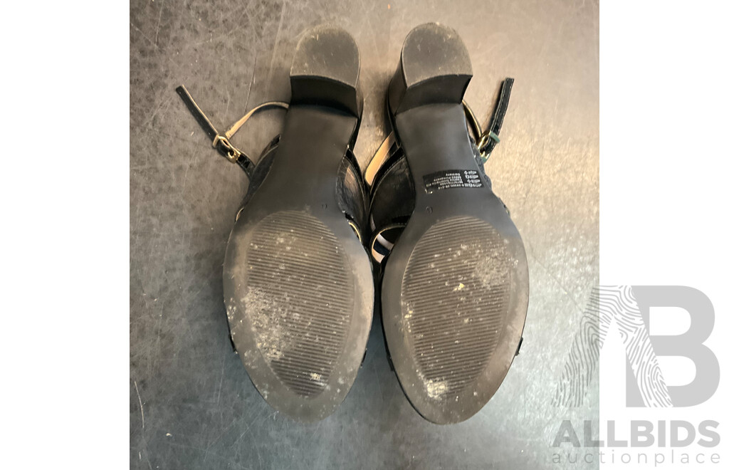 Assorted Women's Open Toe Shoes & Loafers Included , Portland and More - Size 38/39/9/8c/6 - Lot of 5