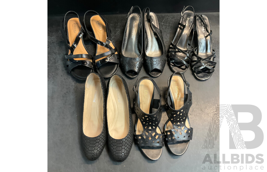 Assorted Women's Open Toe Shoes & Loafer Included Easystep, Portland and More - Size 38/8/8C - Lot of 5