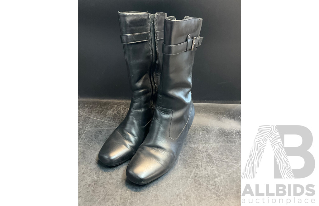 Assorted Women's Black Short & Long Boots  - Size 39/8/9 - Lot of 4