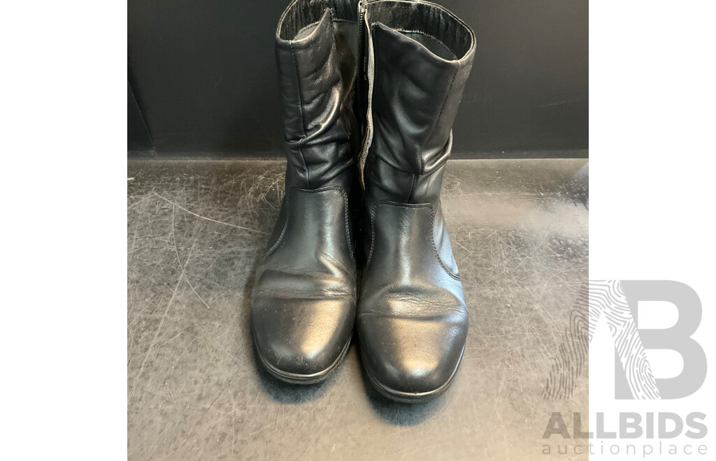 Assorted Women's Black Short & Long Boots  - Size 39/8/9 - Lot of 4