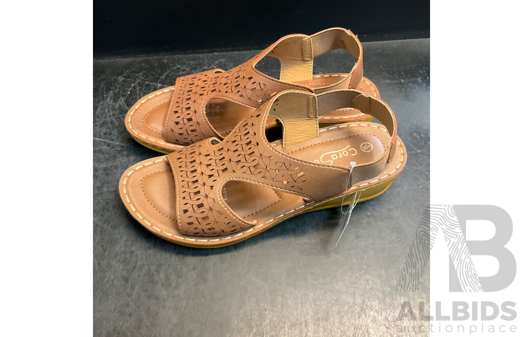Assorted Women's Open Toe Shoes & Loafer - Size 39/8/40 - Lot of 4