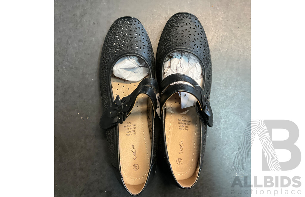 Assorted Women's Open Toe Shoes & Loafer - Size 39/8/40 - Lot of 4