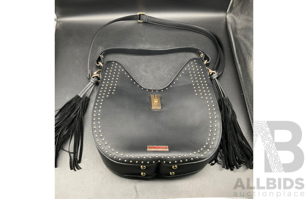 AMEISE Black Shoulder Bag & VERAMAY Handbag - Lot of 2