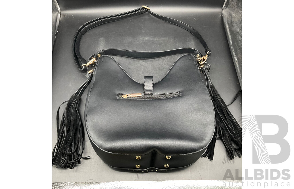 AMEISE Black Shoulder Bag & VERAMAY Handbag - Lot of 2