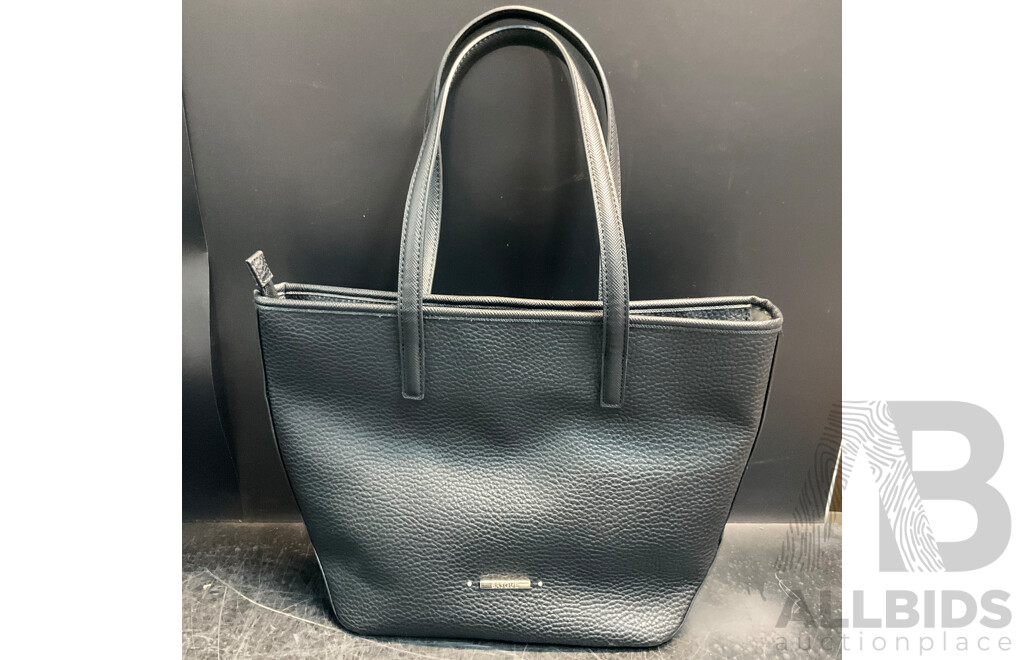 STATUS ANXIETY Leather Crossbody Bag & BASQUE Black Shoulder Bag & CEllINI Crossbody Bag - Lot of 4