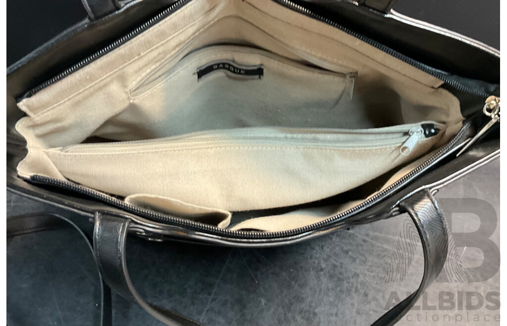 STATUS ANXIETY Leather Crossbody Bag & BASQUE Black Shoulder Bag & CEllINI Crossbody Bag - Lot of 4