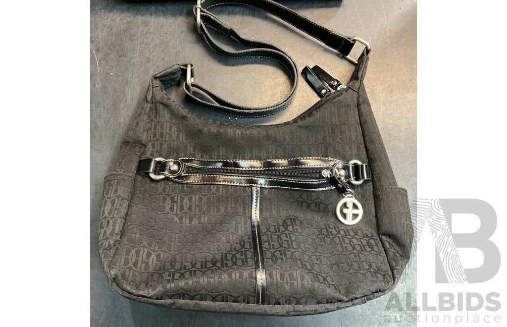 GIANIBERNINI Monogram Crossbody Bag & Assorted of Shoulder Bag - Lot of 5