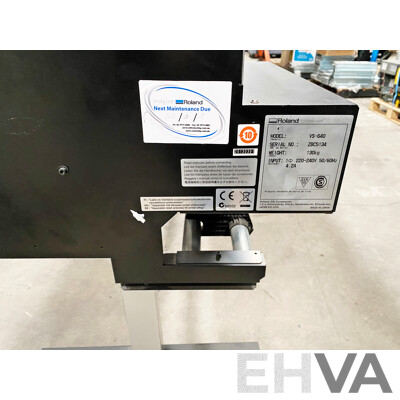 Roland (VS-640) VersaCAMM Eco-Solvent Inkjet Printer/Cutter