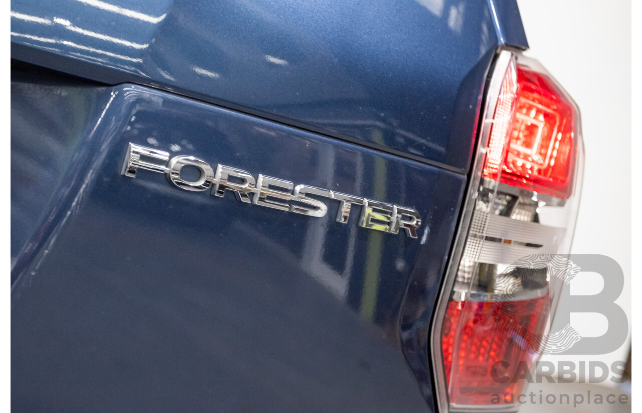 10/2013 Subaru Forester 2.5i-L AWD MY13 4D Wagon Marine Blue Metallic 2.5L
