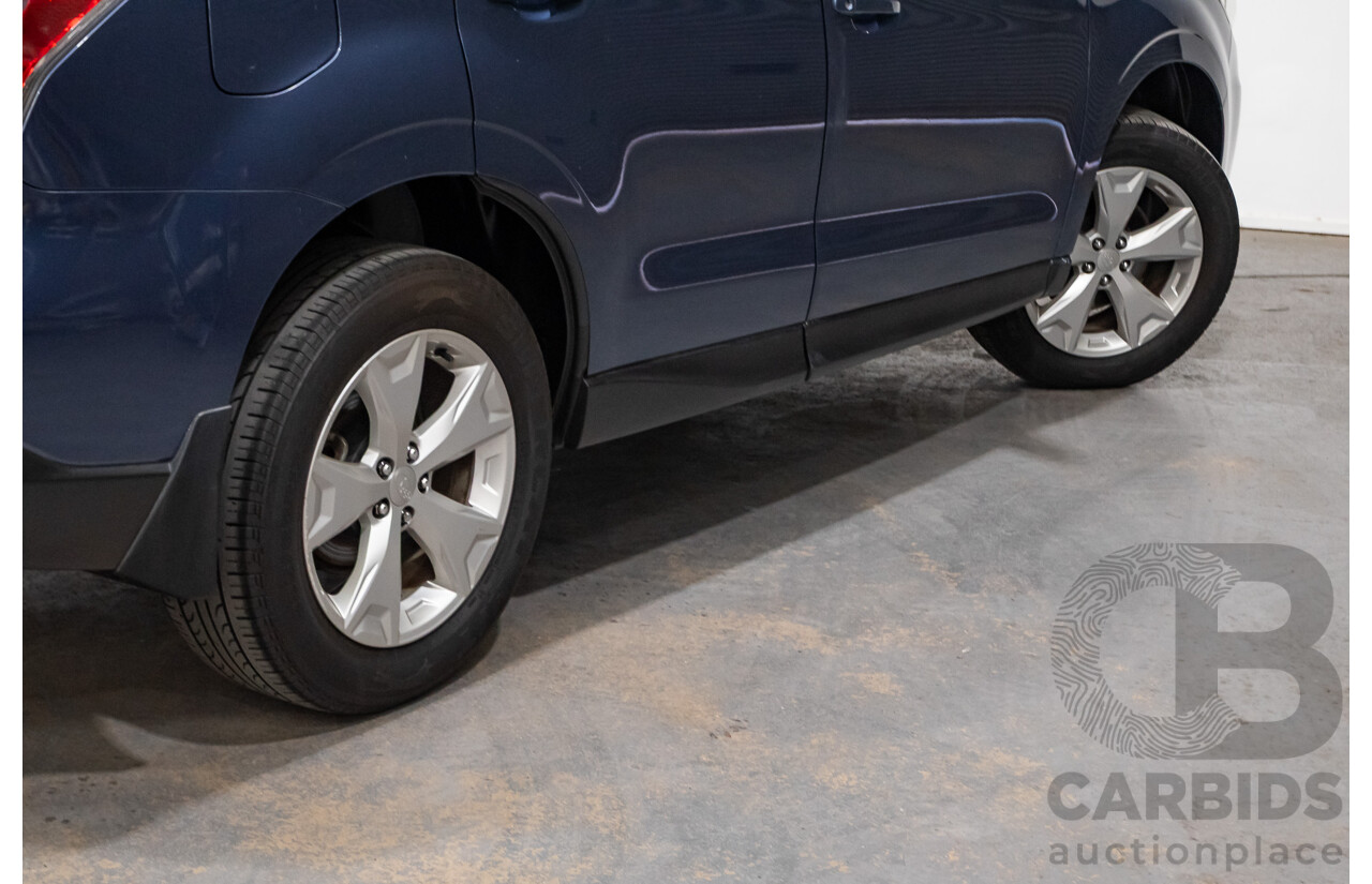 10/2013 Subaru Forester 2.5i-L AWD MY13 4D Wagon Marine Blue Metallic 2.5L