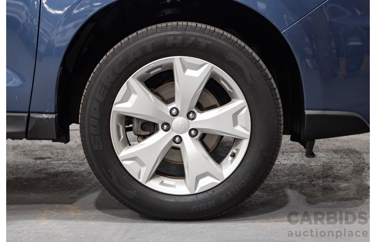 10/2013 Subaru Forester 2.5i-L AWD MY13 4D Wagon Marine Blue Metallic 2.5L