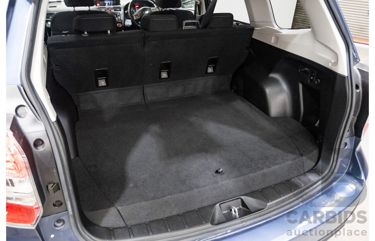 10/2013 Subaru Forester 2.5i-L AWD MY13 4D Wagon Marine Blue Metallic 2.5L