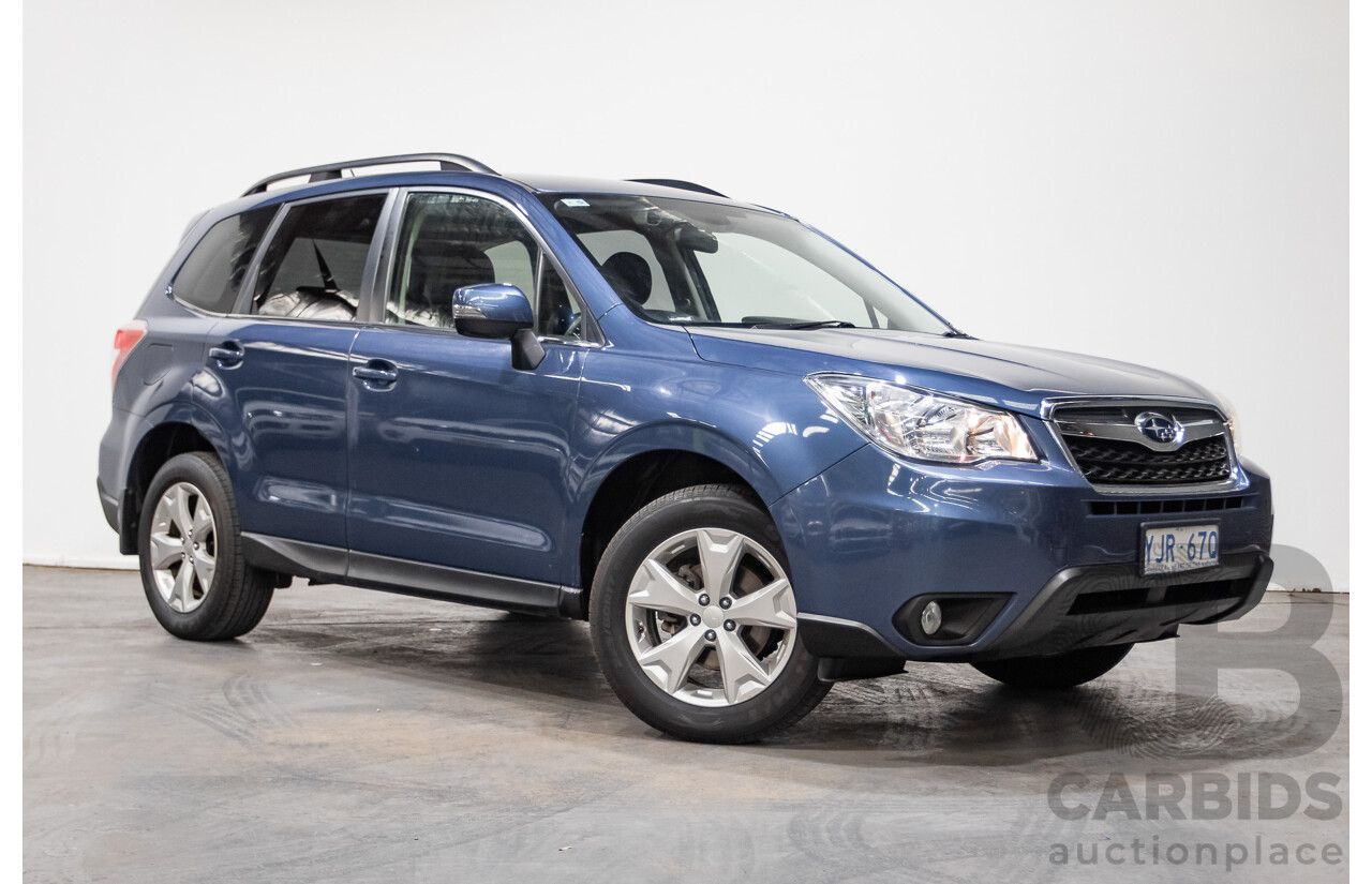 10/2013 Subaru Forester 2.5i-L AWD MY13 4D Wagon Marine Blue Metallic 2.5L