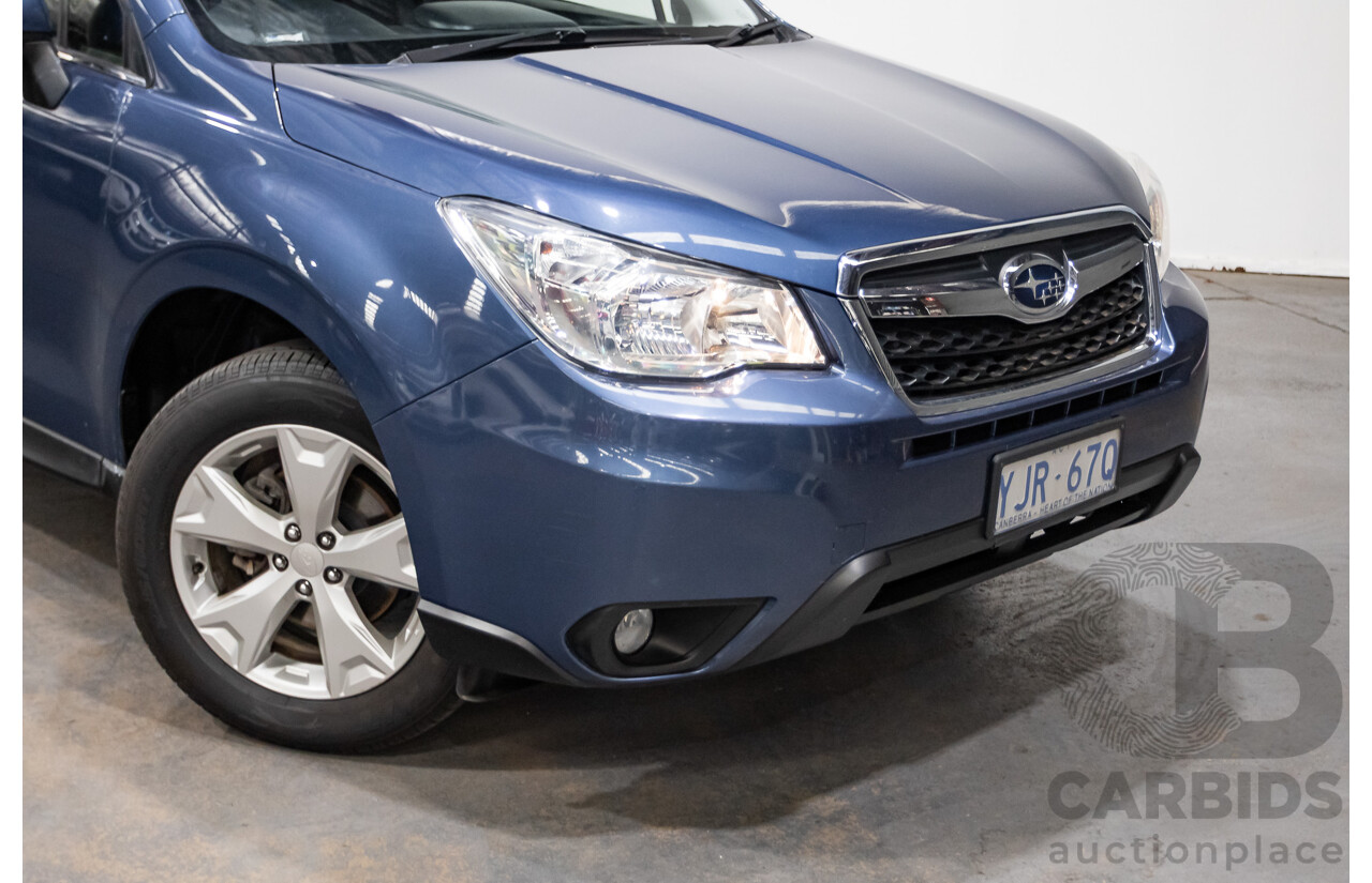 10/2013 Subaru Forester 2.5i-L AWD MY13 4D Wagon Marine Blue Metallic 2.5L