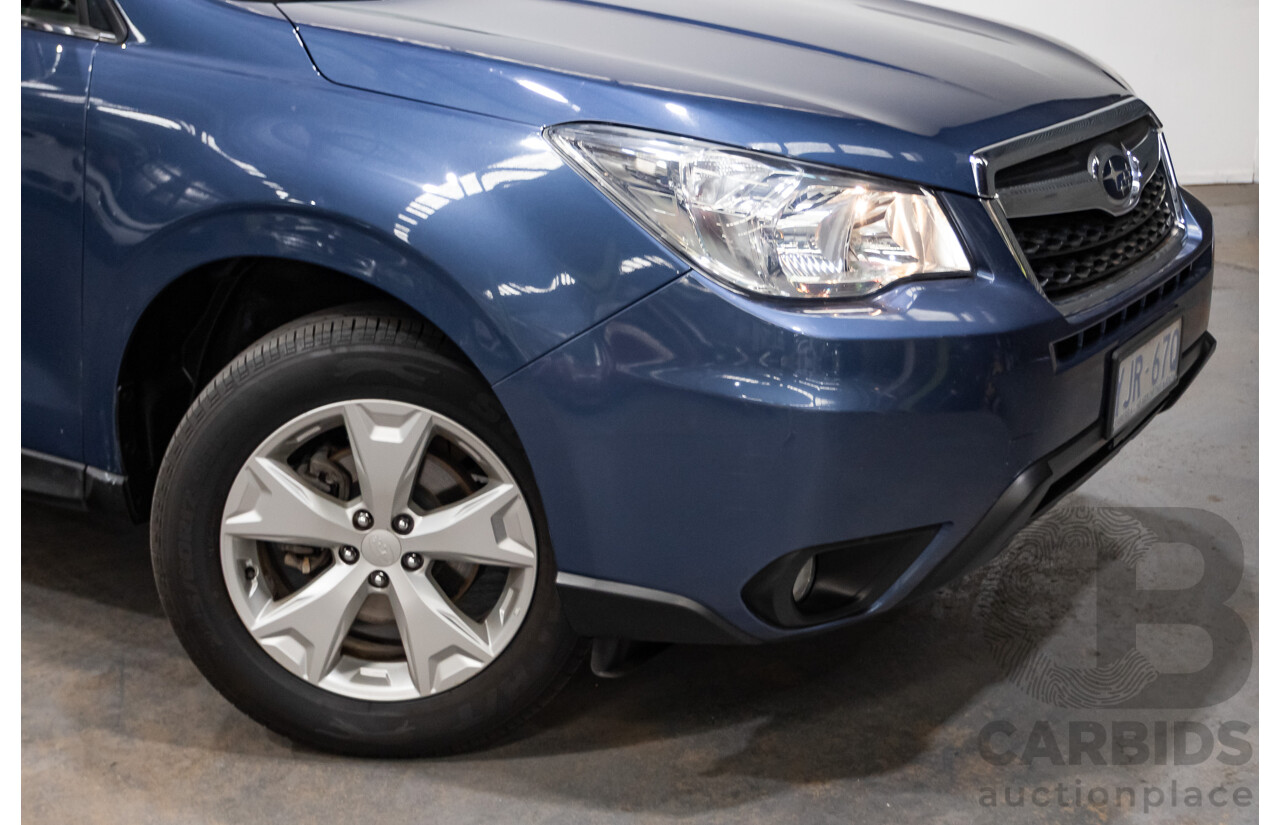 10/2013 Subaru Forester 2.5i-L AWD MY13 4D Wagon Marine Blue Metallic 2.5L