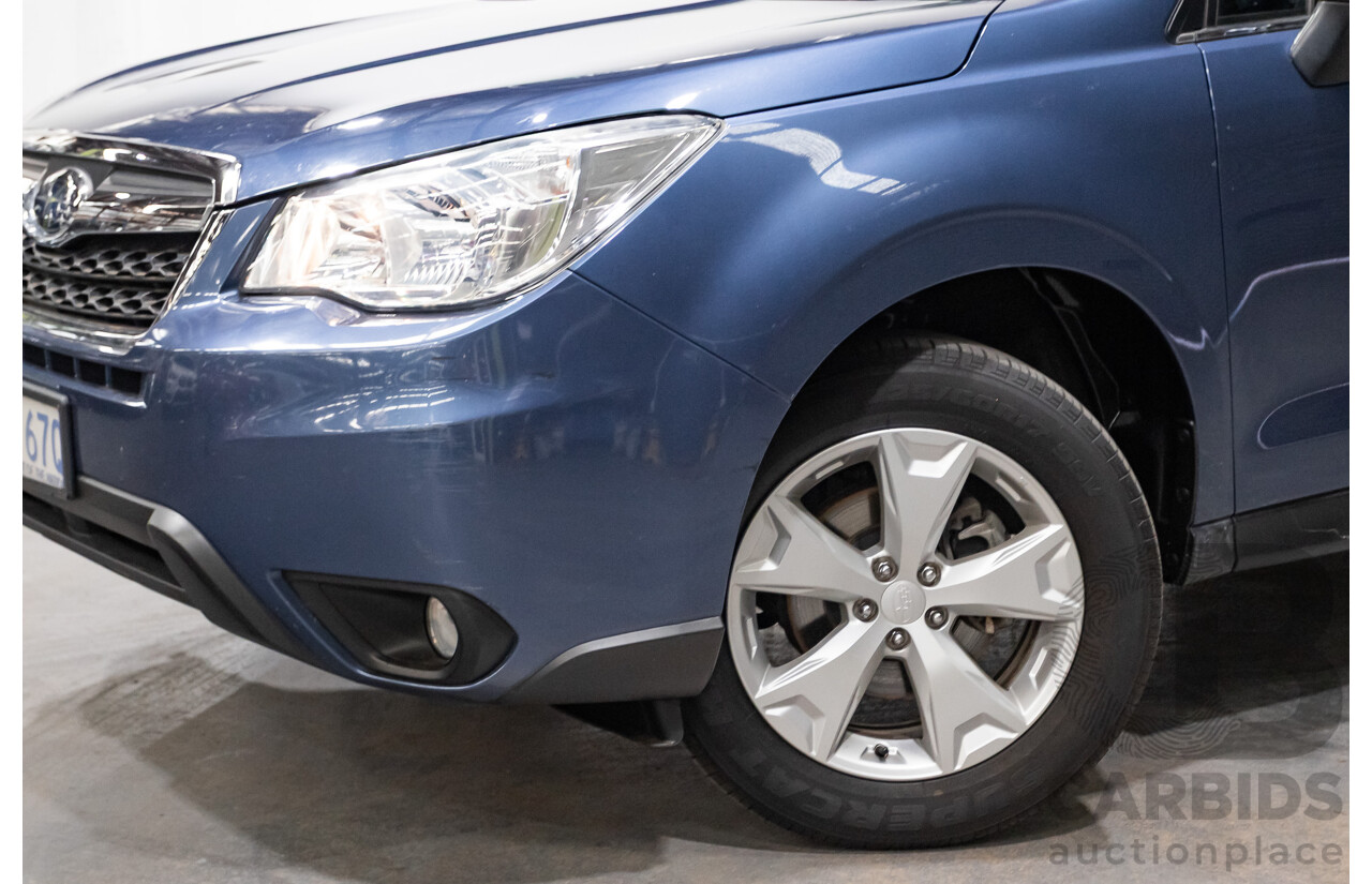 10/2013 Subaru Forester 2.5i-L AWD MY13 4D Wagon Marine Blue Metallic 2.5L