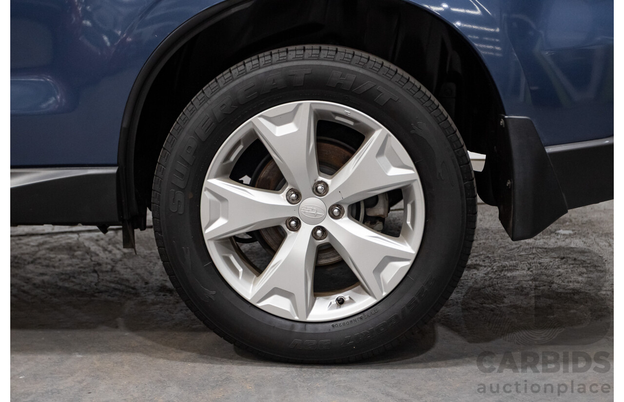 10/2013 Subaru Forester 2.5i-L AWD MY13 4D Wagon Marine Blue Metallic 2.5L