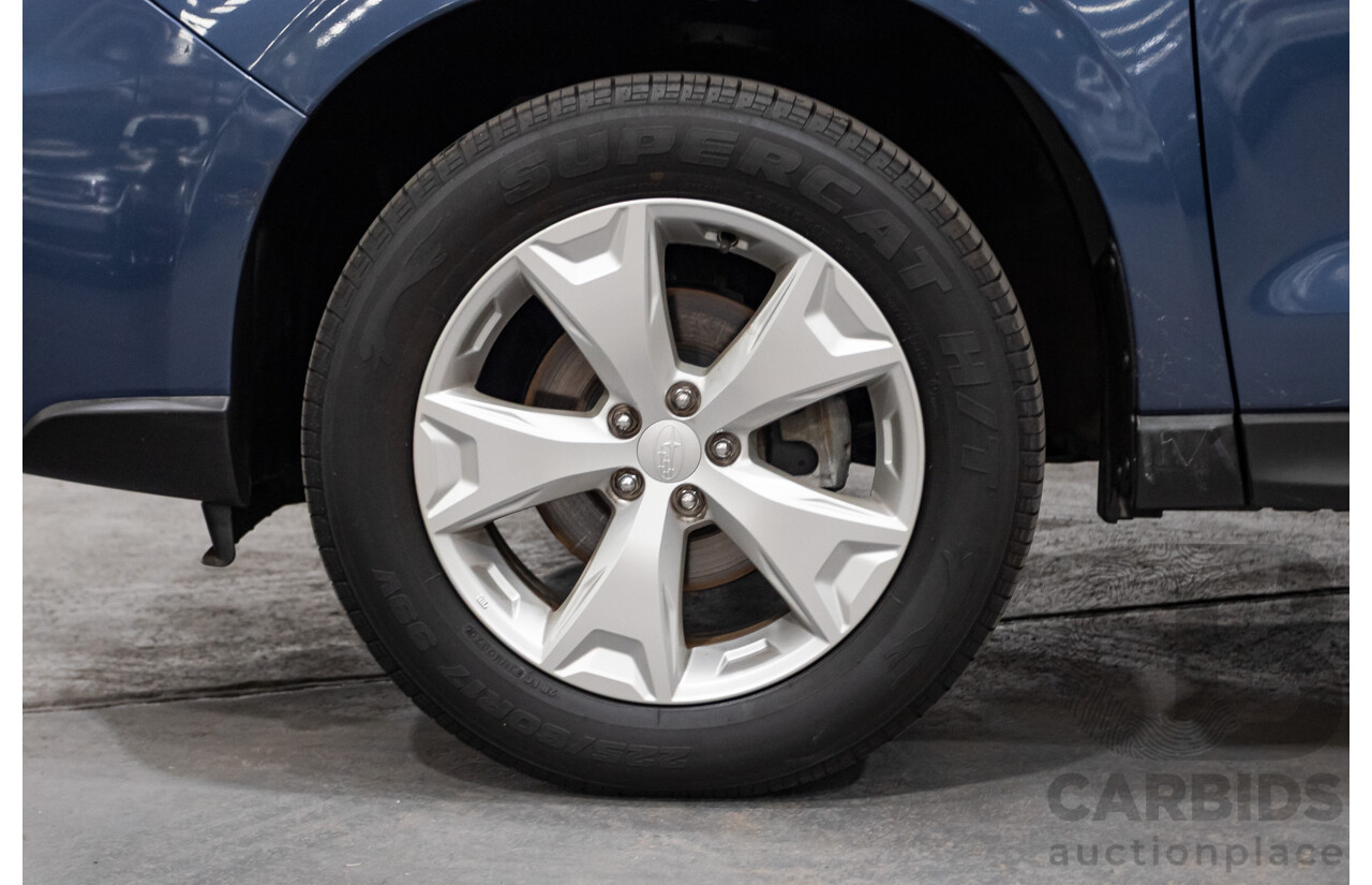 10/2013 Subaru Forester 2.5i-L AWD MY13 4D Wagon Marine Blue Metallic 2.5L