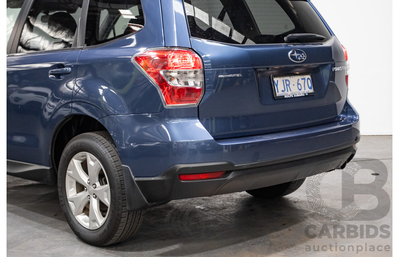 10/2013 Subaru Forester 2.5i-L AWD MY13 4D Wagon Marine Blue Metallic 2.5L