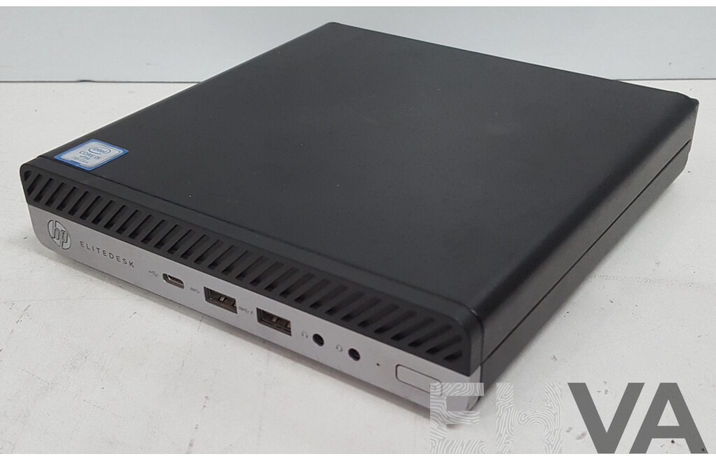 HP EliteDesk 800 G3 DM 35W Intel Core i5 (7500T) 2.70GHz-3.30GHz 4-Core CPU Ultra Small Form Factor Desktop Computer w/ Power Supply