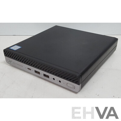 HP EliteDesk 800 G3 DM 35W Intel Core i5 (7500T) 2.70GHz-3.30GHz 4-Core CPU Ultra Small Form Factor Desktop Computer w/ Power Supply