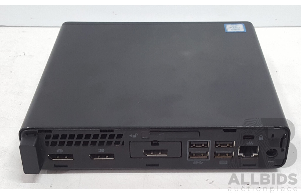 HP EliteDesk 800 G3 DM 35W Intel Core i5 (7500T) 2.70GHz-3.30GHz 4-Core CPU Ultra Small Form Factor Desktop Computer w/ Power Supply