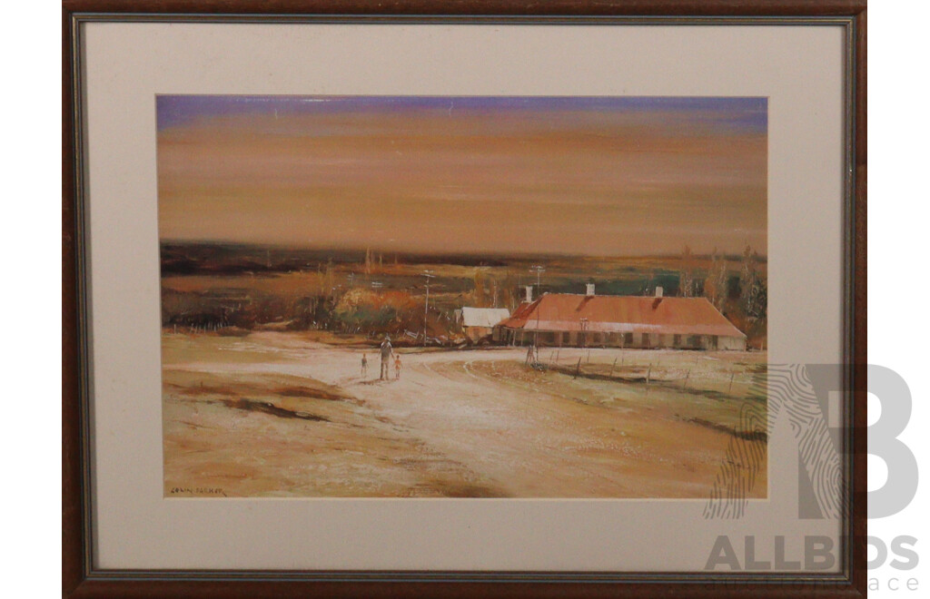 Colin Parker, (20th Century, Australian, 1944-), Gundaroo, High Quality Print of Original Oil, 37 x 48 cm (frame)