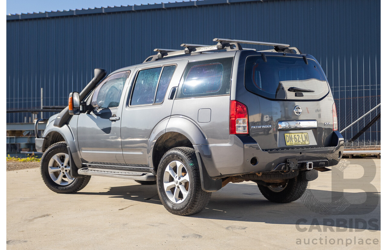 11/2010 Nissan Pathfinder ST-L (4x4) R51 SERIES 4 4d Wagon Grey Turbo Diesel 2.5L - 7 seats