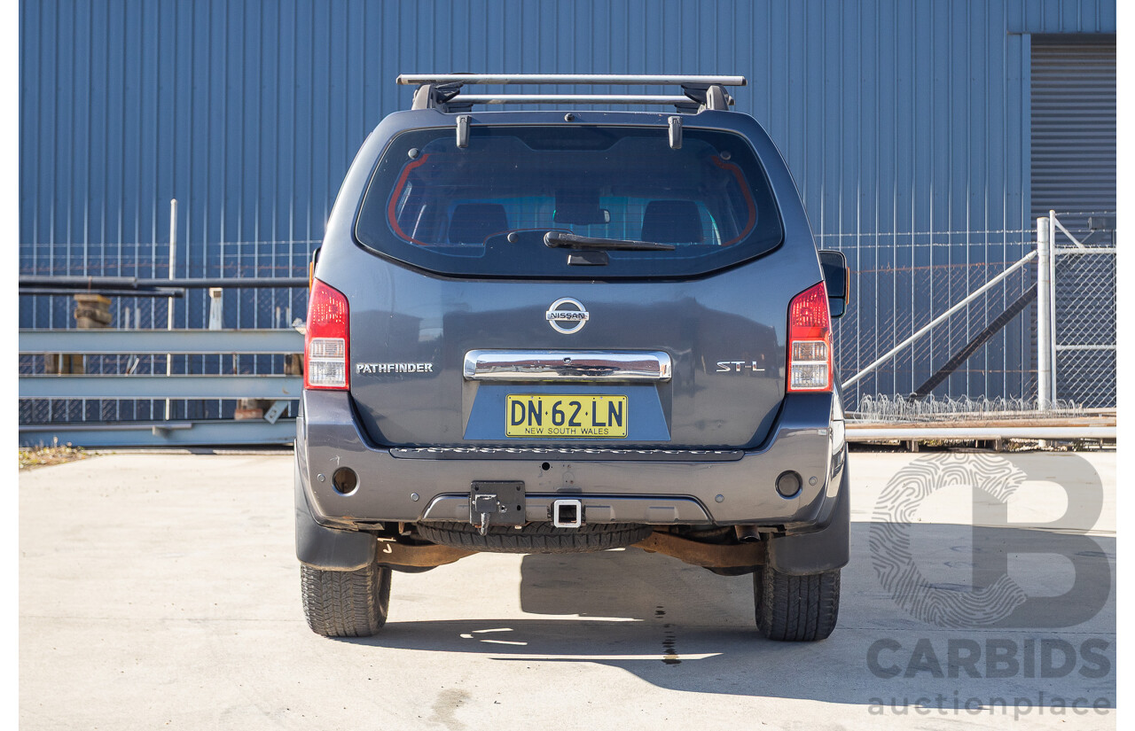 11/2010 Nissan Pathfinder ST-L (4x4) R51 SERIES 4 4d Wagon Grey Turbo Diesel 2.5L - 7 seats