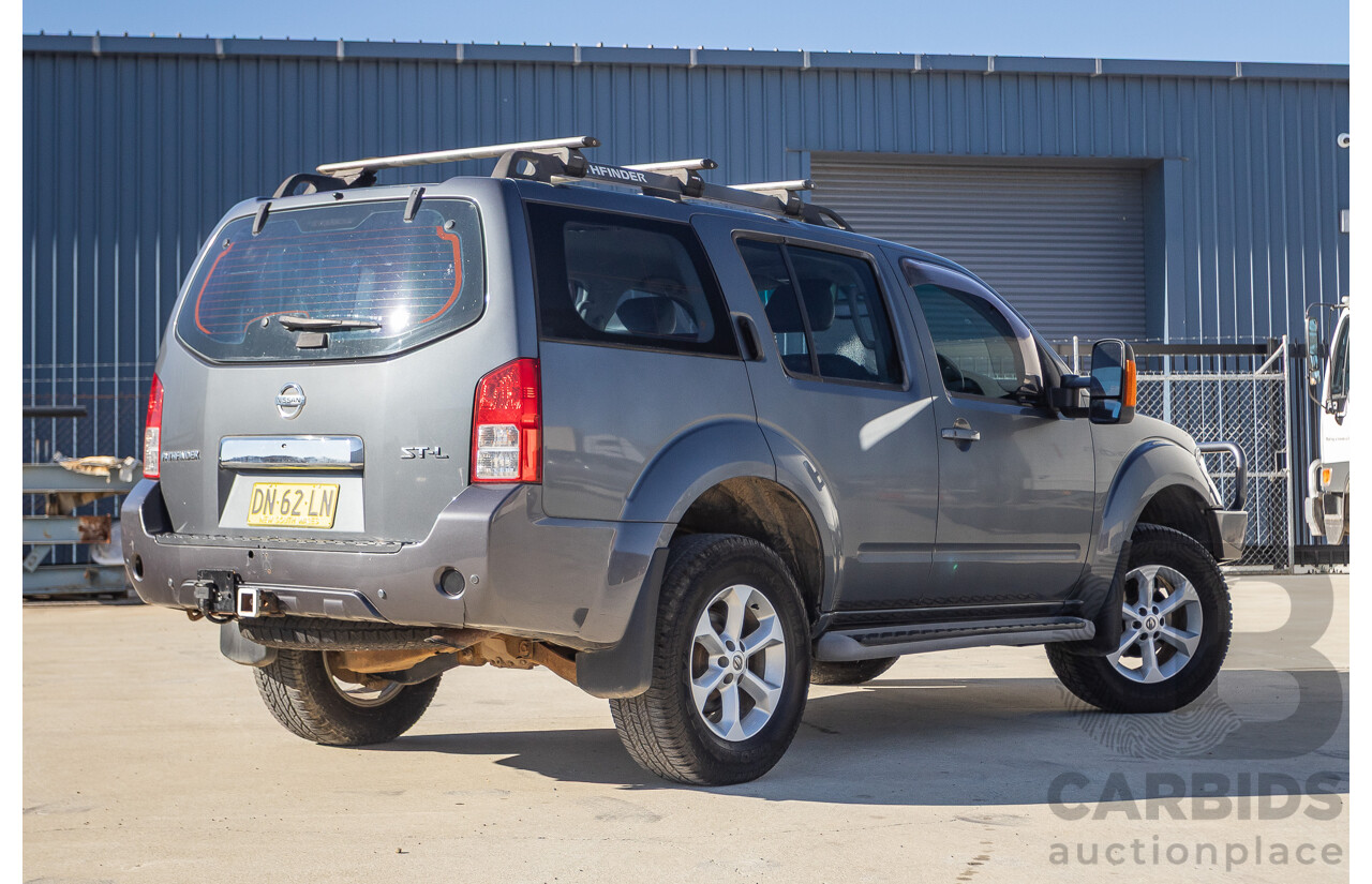 11/2010 Nissan Pathfinder ST-L (4x4) R51 SERIES 4 4d Wagon Grey Turbo Diesel 2.5L - 7 seats