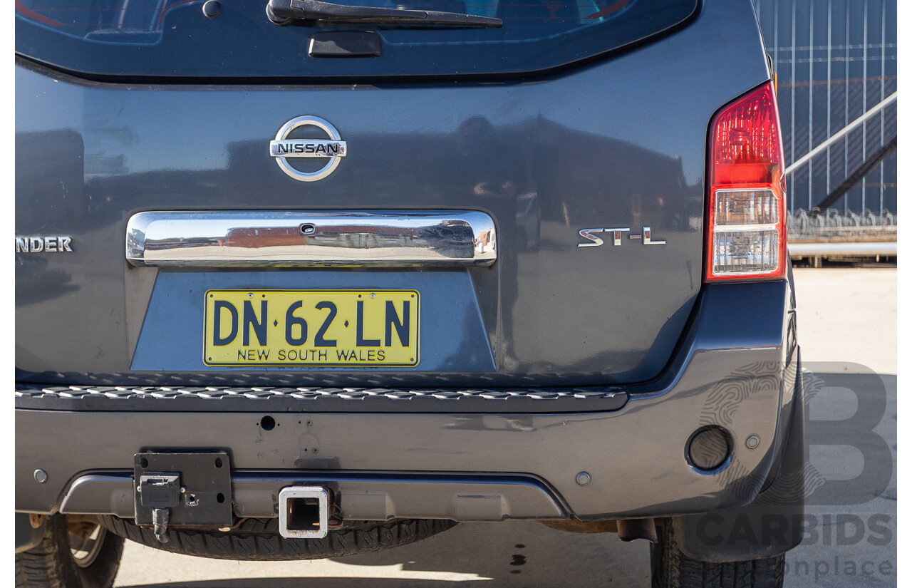 11/2010 Nissan Pathfinder ST-L (4x4) R51 SERIES 4 4d Wagon Grey Turbo Diesel 2.5L - 7 seats