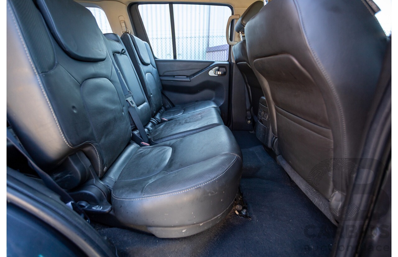11/2010 Nissan Pathfinder ST-L (4x4) R51 SERIES 4 4d Wagon Grey Turbo Diesel 2.5L - 7 seats