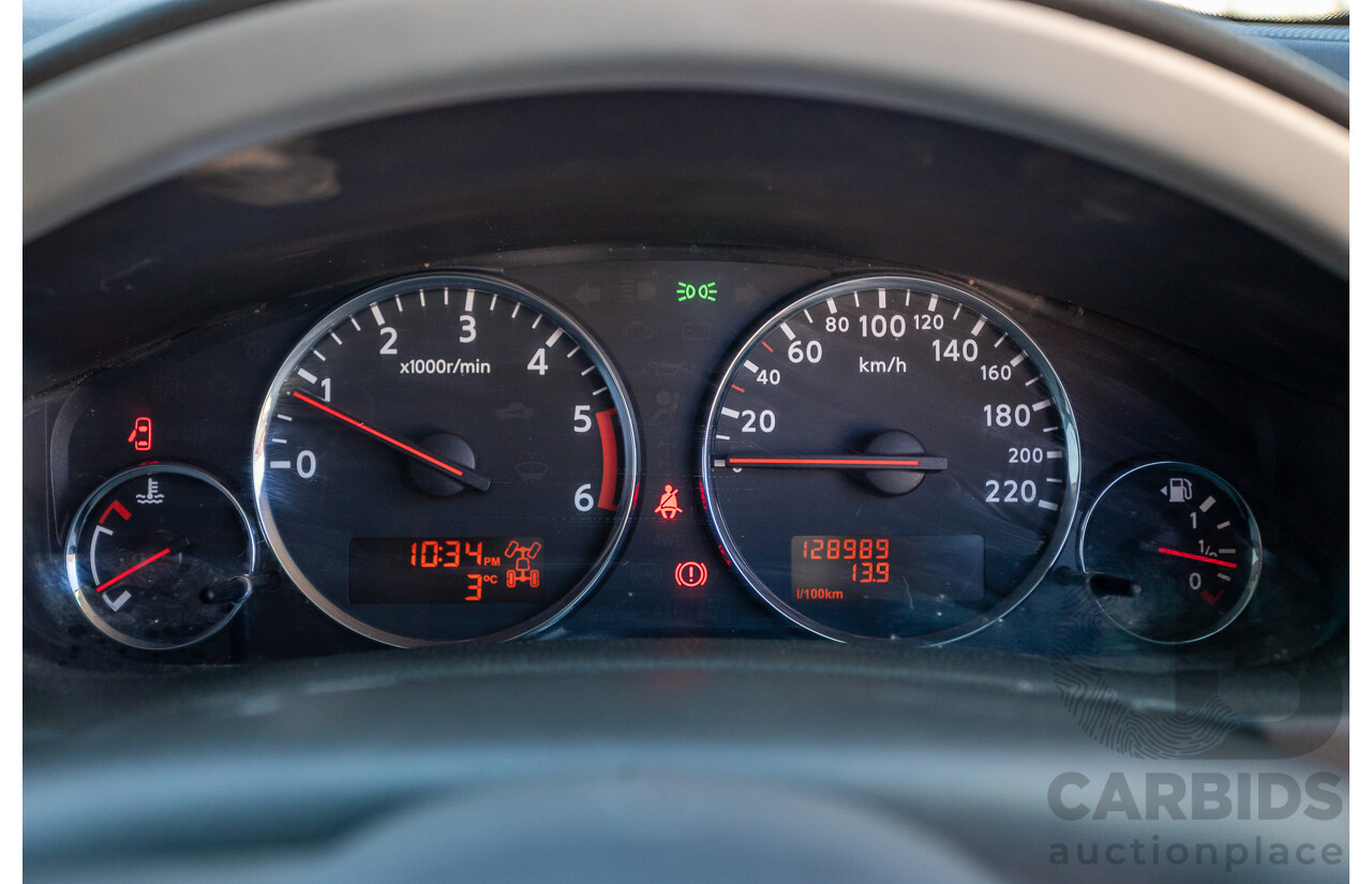 11/2010 Nissan Pathfinder ST-L (4x4) R51 SERIES 4 4d Wagon Grey Turbo Diesel 2.5L - 7 seats