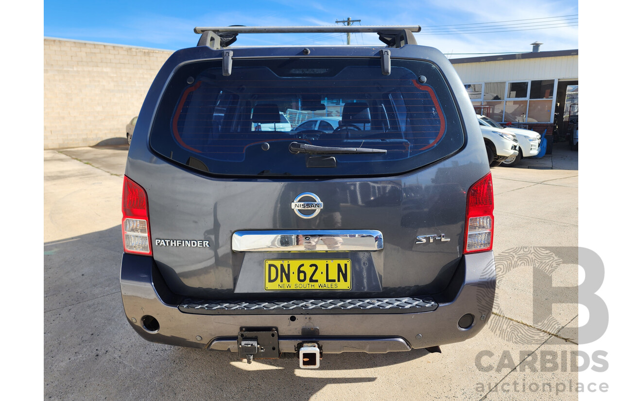 11/2010 Nissan Pathfinder ST-L (4x4) R51 SERIES 4 4d Wagon Grey 2.5L