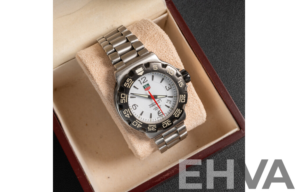 TAG Heuer 38mm Formula 1 Solargraph Watch, Model WBY1111.BA0042