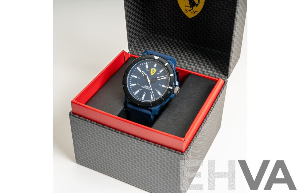 Scuderia Ferrari 44mm Forza Evo Blue Watch, Model 830904