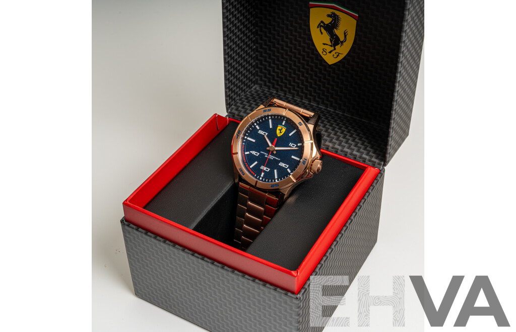 Scuderia Ferrari 47.7mm Rose Gold Watch, Model 830816