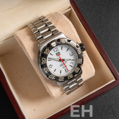 TAG Heuer 38mm Formula 1 Solargraph Watch, Model WBY1111.BA0042