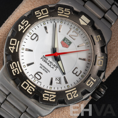 TAG Heuer 38mm Formula 1 Solargraph Watch, Model WBY1111.BA0042
