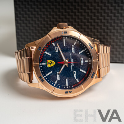 Scuderia Ferrari 47.7mm Rose Gold Watch, Model 830816