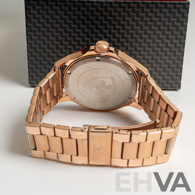 Scuderia Ferrari 47.7mm Rose Gold Watch, Model 830816