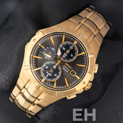Seiko 42mm Coutura Solar Watch, Model SSC198