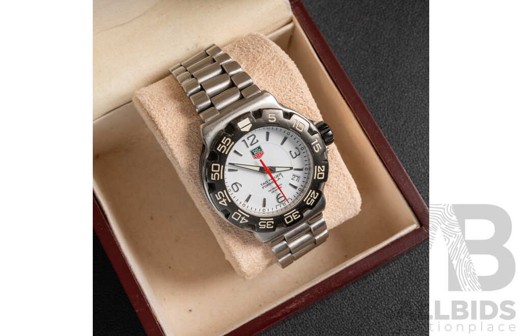 TAG Heuer 38mm Formula 1 Solargraph Watch, Model WBY1111.BA0042
