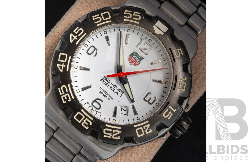 TAG Heuer 38mm Formula 1 Solargraph Watch, Model WBY1111.BA0042